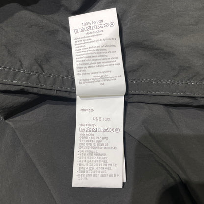 【中古品】【メンズ】 GRAMICCI グラミチ × AND WANDER アンドワンダー 別注コラボ BRUSHED NYLON JACKET GUJ5-S3000 ブラッシュド ナイロンジャケット ライトアウター 144-260925-yo-04-teih サイズ：M カラー：チャコール 万代Net店
