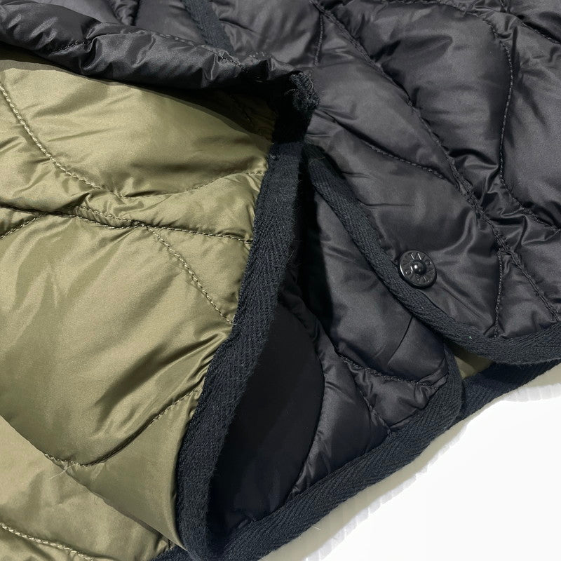 【中古品】【メンズ】 TAION タイオン MILITARY CREWNECK JACKET TAION-104ALSBM-1 ミリタリー クルーネック ダウンジャケット ソフトシェル アウター 147-260925-yo-05-teih サイズ：XXL カラー：ブラック 万代Net店