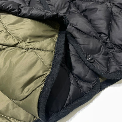 【中古品】【メンズ】 TAION タイオン MILITARY CREWNECK JACKET TAION-104ALSBM-1 ミリタリー クルーネック ダウンジャケット ソフトシェル アウター 147-260925-yo-05-teih サイズ：XXL カラー：ブラック 万代Net店