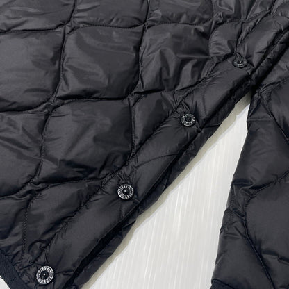 【中古品】【メンズ】 TAION タイオン MILITARY CREWNECK JACKET TAION-104ALSBM-1 ミリタリー クルーネック ダウンジャケット ソフトシェル アウター 147-260925-yo-05-teih サイズ：XXL カラー：ブラック 万代Net店