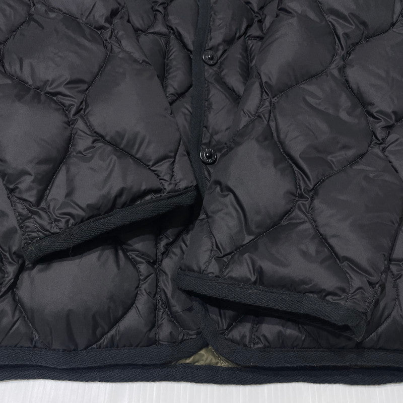 【中古品】【メンズ】 TAION タイオン MILITARY CREWNECK JACKET TAION-104ALSBM-1 ミリタリー クルーネック ダウンジャケット ソフトシェル アウター 147-260925-yo-05-teih サイズ：XXL カラー：ブラック 万代Net店
