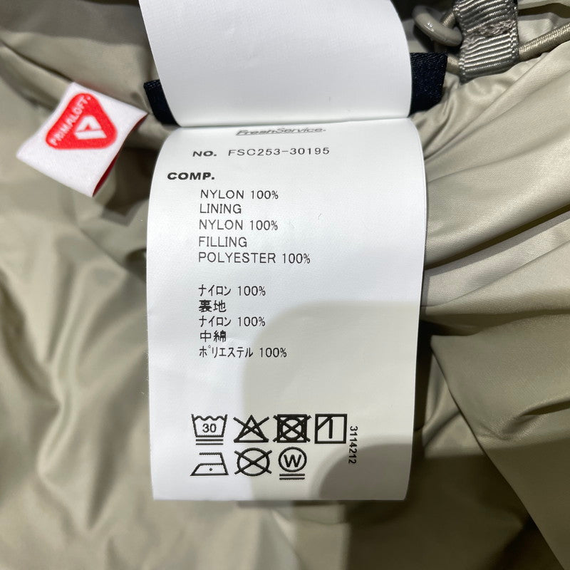 【中古品】【メンズ】 FRESHSERVICE フレッシュサービス PERTEX QUANTUM AIR MINI RIPSTOP ZIP-UP BLOUSON FSC253-3019 ミニリップストップ ジップアップ ブルゾン アウター 140-260925-yo-01-teih サイズ：L カラー：ベージュ 万代Net店