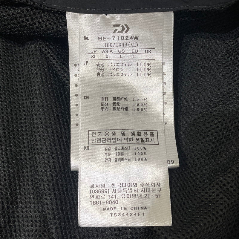 【中古品】【メンズ】 DAIWA PIER39 ダイワピア39 TECH FLEECE JACKET BE-71024W テック フリースジャケット ライトアウター 144-260925-yo-02-teih サイズ：XL カラー：チャコール 万代Net店