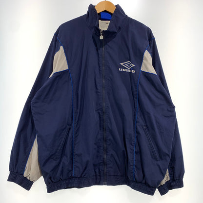 【現状渡し品】【メンズ】 UMBRO アンブロ 90's FULL ZIP JACKET 90年代 フルジップ ジャケット ライトアウター 144-260927-ko-13-teih サイズ：XL カラー：ネイビー系 万代Net店