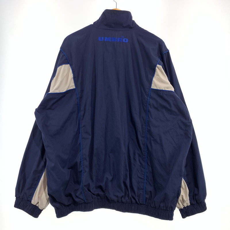 【現状渡し品】【メンズ】 UMBRO アンブロ 90's FULL ZIP JACKET 90年代 フルジップ ジャケット ライトアウター 144-260927-ko-13-teih サイズ：XL カラー：ネイビー系 万代Net店
