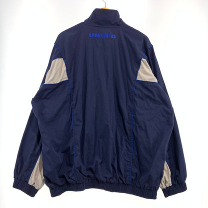 【現状渡し品】【メンズ】 UMBRO アンブロ 90's FULL ZIP JACKET 90年代 フルジップ ジャケット ライトアウター 144-260927-ko-13-teih サイズ：XL カラー：ネイビー系 万代Net店