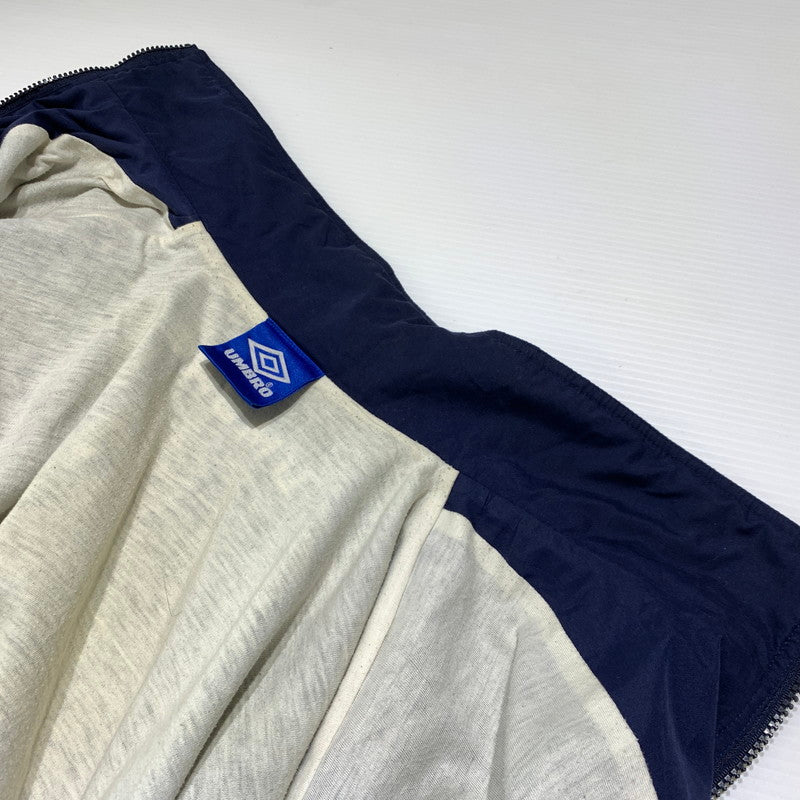 【現状渡し品】【メンズ】 UMBRO アンブロ 90's FULL ZIP JACKET 90年代 フルジップ ジャケット ライトアウター 144-260927-ko-13-teih サイズ：XL カラー：ネイビー系 万代Net店
