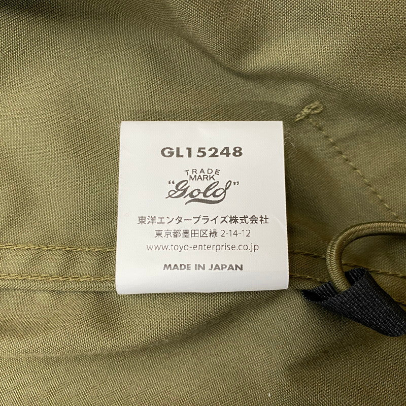 【中古品】【メンズ】 gold ゴールド COTTON/NYLON WEATHER ECWCS GL15248 コットン ナイロン ウェザー エクワックス アウター 145-260928-ss-08-teih サイズ：XL カラー：カーキ 万代Net店