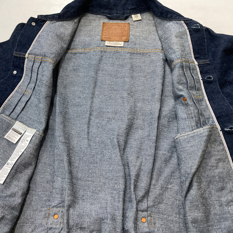 【中古品】【メンズ】 LEVI’Ｓ リーバイス A3174-0002 PREMIUM TYPE I TRUCKER プレミアム タイプ トラッカー アウター 145-260923-sa-02-teih サイズ：L カラー：インディゴ 万代Net店