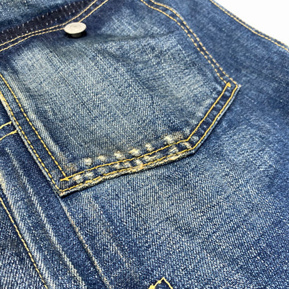 【現状渡し品】【メンズ】 LEVI'S VINTAGE CLOTHING リーバイスビンテージクロージング 506XX 1ST DENIM JACKET 70506XX ファーストタイプ デニムジャケット ライトアウター Gジャン 145-260927-ko-23-teih サイズ：40 カラー：インディゴ 万代Net店