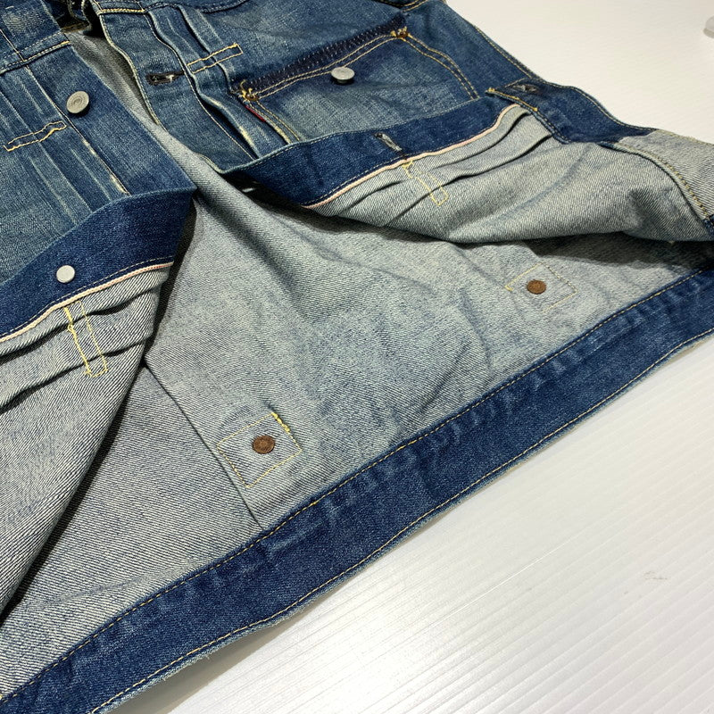 【現状渡し品】【メンズ】 LEVI'S VINTAGE CLOTHING リーバイスビンテージクロージング 506XX 1ST DENIM JACKET 70506XX ファーストタイプ デニムジャケット ライトアウター Gジャン 145-260927-ko-23-teih サイズ：40 カラー：インディゴ 万代Net店