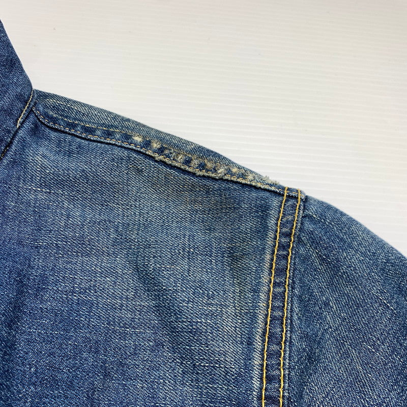 【現状渡し品】【メンズ】 LEVI'S VINTAGE CLOTHING リーバイスビンテージクロージング 506XX 1ST DENIM JACKET 70506XX ファーストタイプ デニムジャケット ライトアウター Gジャン 145-260927-ko-23-teih サイズ：40 カラー：インディゴ 万代Net店