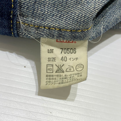 【現状渡し品】【メンズ】 LEVI'S VINTAGE CLOTHING リーバイスビンテージクロージング 506XX 1ST DENIM JACKET 70506XX ファーストタイプ デニムジャケット ライトアウター Gジャン 145-260927-ko-23-teih サイズ：40 カラー：インディゴ 万代Net店