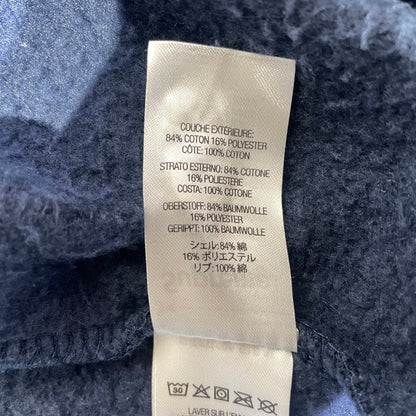 【中古品】【メンズ】 Supreme シュプリーム 26SS DEVIL S LOGO ZIP UP HOODED SWEATSHIRT STRIPE デビル Sロゴ ジップアップフーデッド スウェット ストライプ アウター 149-260925-ss-03-teih サイズ：XL カラー：ネイビー 万代Net店