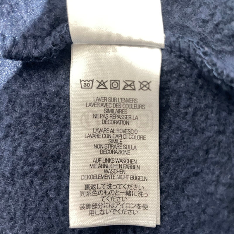 【中古品】【メンズ】 Supreme シュプリーム 26SS DEVIL S LOGO ZIP UP HOODED SWEATSHIRT STRIPE デビル Sロゴ ジップアップフーデッド スウェット ストライプ アウター 149-260925-ss-03-teih サイズ：XL カラー：ネイビー 万代Net店
