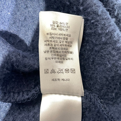 【中古品】【メンズ】 Supreme シュプリーム 26SS DEVIL S LOGO ZIP UP HOODED SWEATSHIRT STRIPE デビル Sロゴ ジップアップフーデッド スウェット ストライプ アウター 149-260925-ss-03-teih サイズ：XL カラー：ネイビー 万代Net店
