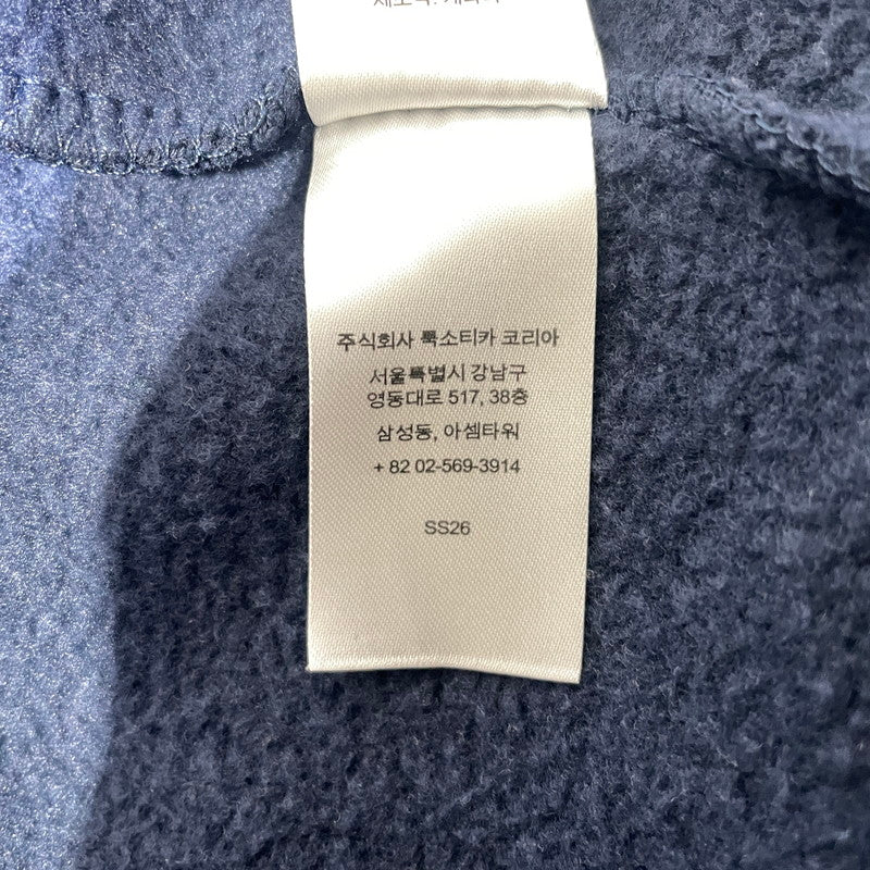 【中古品】【メンズ】 Supreme シュプリーム 26SS DEVIL S LOGO ZIP UP HOODED SWEATSHIRT STRIPE デビル Sロゴ ジップアップフーデッド スウェット ストライプ アウター 149-260925-ss-03-teih サイズ：XL カラー：ネイビー 万代Net店
