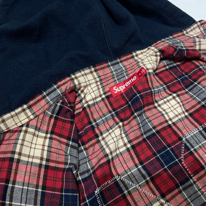 【中古品】【メンズ】 Supreme シュプリーム 26AW APPLIQUE HOODED FLANNEL SHIRT RED アップリケ フーデッド フランネルシャツ レッド トップス 149-260925-ss-05-teih サイズ：XL カラー：レッド 万代Net店