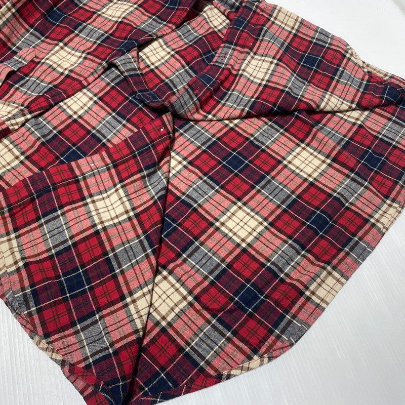 【中古品】【メンズ】 Supreme シュプリーム 26AW APPLIQUE HOODED FLANNEL SHIRT RED アップリケ フーデッド フランネルシャツ レッド トップス 149-260925-ss-05-teih サイズ：XL カラー：レッド 万代Net店