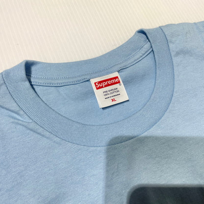 【中古品】【メンズ】 Supreme シュプリーム 26SS SUPPER S/S TEE サパー ショートスリーブTシャツ 半袖トップス 149-260925-ss-02-teih サイズ：XL カラー：パウダーブルー 万代Net店