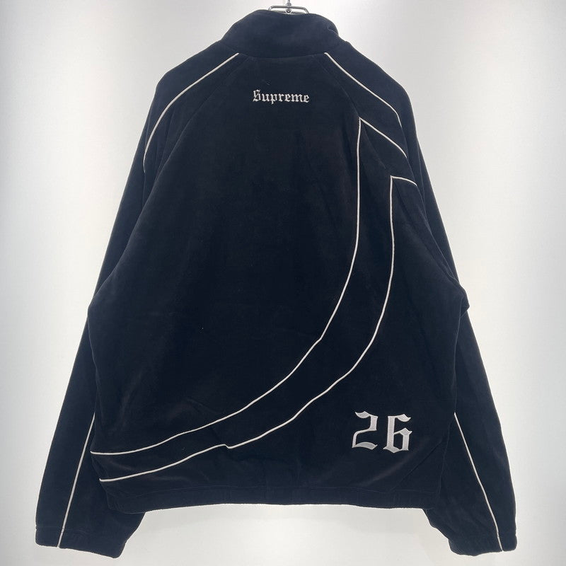 【中古品】【メンズ】 Supreme シュプリーム × UMBRO アンブロ 別注コラボ 26AW VELOUR TRACK JACKET ベロア トラックジャケット アウター 149-260925-ss-07-teih サイズ：XL カラー：ブラック 万代Net店