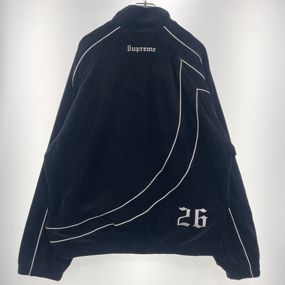 【中古品】【メンズ】 Supreme シュプリーム × UMBRO アンブロ 別注コラボ 26AW VELOUR TRACK JACKET ベロア トラックジャケット アウター 149-260925-ss-07-teih サイズ：XL カラー：ブラック 万代Net店