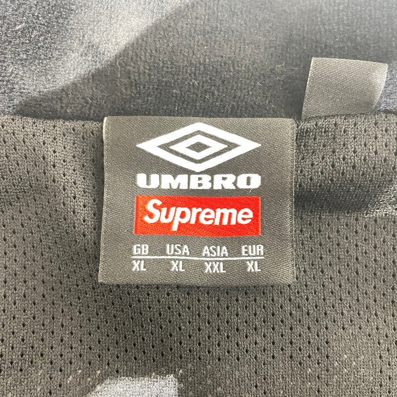 【中古品】【メンズ】 Supreme シュプリーム × UMBRO アンブロ 別注コラボ 26AW VELOUR TRACK JACKET ベロア トラックジャケット アウター 149-260925-ss-07-teih サイズ：XL カラー：ブラック 万代Net店