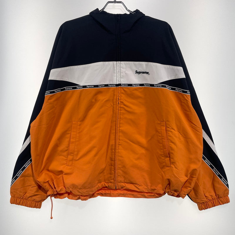【中古品】【メンズ】 Supreme シュプリーム 26SS LOGO TAPING TRACK JACKET ロゴ テーピング トラックジャケット アウター 149-260925-ss-08-teih サイズ：XL カラー：オレンジ 万代Net店