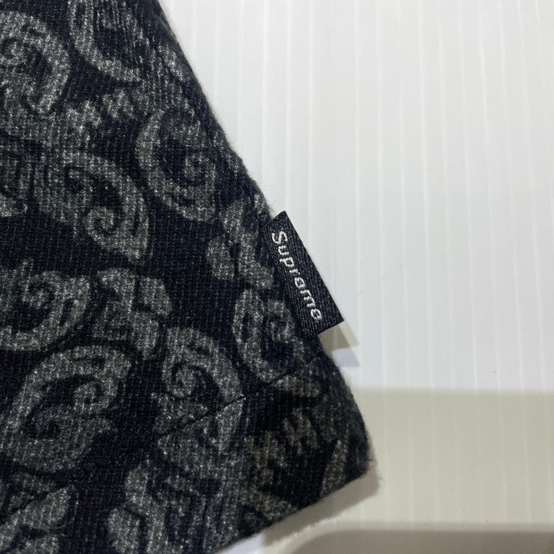 【中古品】【メンズ】 Supreme シュプリーム 26AW DEVOTION FlANNEL ZIP UP SHIRT BLACK ディヴォーション フランネルジップアップシャツ ブラック トップス 149-260925-ss-06-teih サイズ：XL カラー：柄 万代Net店