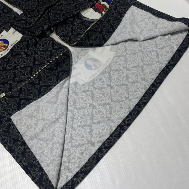 【中古品】【メンズ】 Supreme シュプリーム 26AW DEVOTION FlANNEL ZIP UP SHIRT BLACK ディヴォーション フランネルジップアップシャツ ブラック トップス 149-260925-ss-06-teih サイズ：XL カラー：柄 万代Net店
