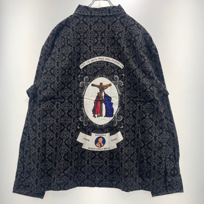 【中古品】【メンズ】 Supreme シュプリーム 26AW DEVOTION FlANNEL ZIP UP SHIRT BLACK ディヴォーション フランネルジップアップシャツ ブラック トップス 149-260925-ss-06-teih サイズ：XL カラー：柄 万代Net店