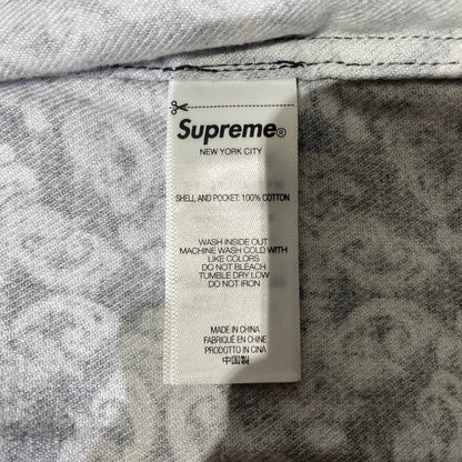 【中古品】【メンズ】 Supreme シュプリーム 26AW DEVOTION FlANNEL ZIP UP SHIRT BLACK ディヴォーション フランネルジップアップシャツ ブラック トップス 149-260925-ss-06-teih サイズ：XL カラー：柄 万代Net店