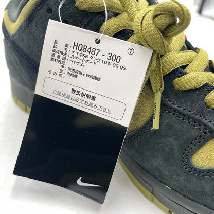 【中古品】【メンズ】 NIKE SB ナイキエスビー × SUPREME シュプリーム 別注コラボ DUNK LOW CAMPER GREEN HQ8487-300 ダンクロー キャンパーグリーン スニーカー 靴 シューズ 160-260926-yo-14-teih サイズ：28cm カラー：グリーン 万代Net店