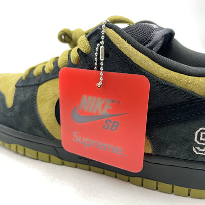 【中古品】【メンズ】 NIKE SB ナイキエスビー × SUPREME シュプリーム 別注コラボ DUNK LOW CAMPER GREEN HQ8487-300 ダンクロー キャンパーグリーン スニーカー 靴 シューズ 160-260926-yo-14-teih サイズ：28cm カラー：グリーン 万代Net店