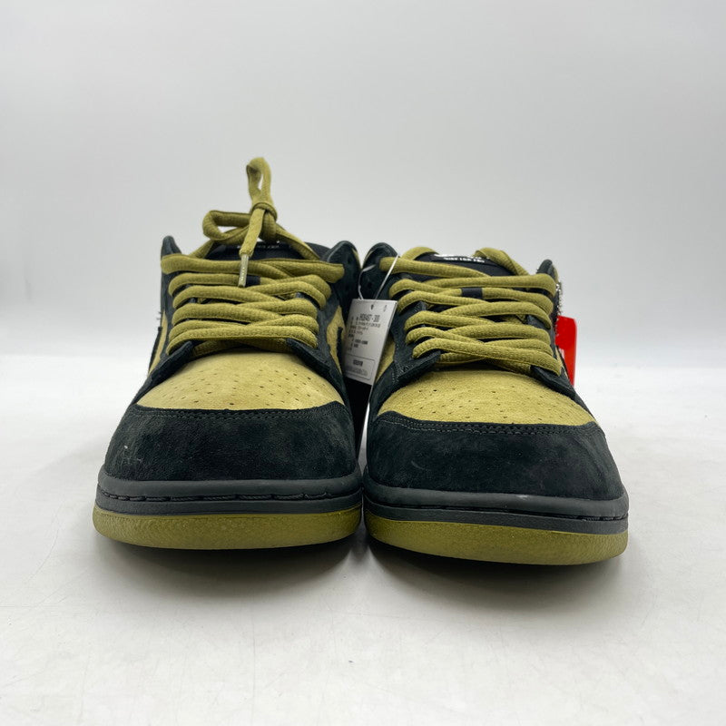 【中古品】【メンズ】 NIKE SB ナイキエスビー × SUPREME シュプリーム 別注コラボ DUNK LOW CAMPER GREEN HQ8487-300 ダンクロー キャンパーグリーン スニーカー 靴 シューズ 160-260926-yo-14-teih サイズ：28cm カラー：グリーン 万代Net店