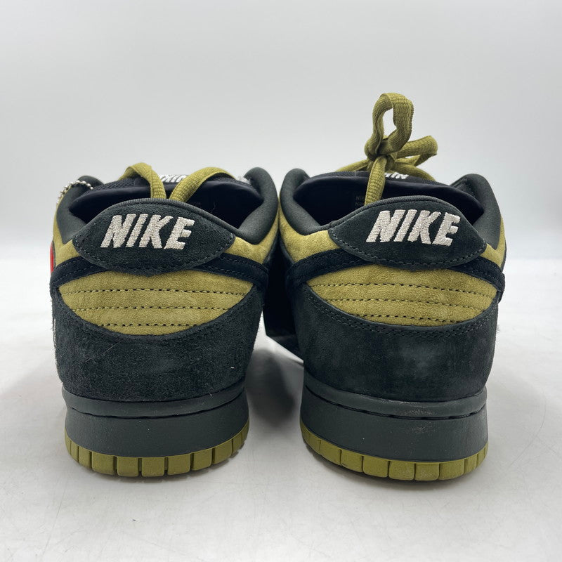 【中古品】【メンズ】 NIKE SB ナイキエスビー × SUPREME シュプリーム 別注コラボ DUNK LOW CAMPER GREEN HQ8487-300 ダンクロー キャンパーグリーン スニーカー 靴 シューズ 160-260926-yo-14-teih サイズ：28cm カラー：グリーン 万代Net店