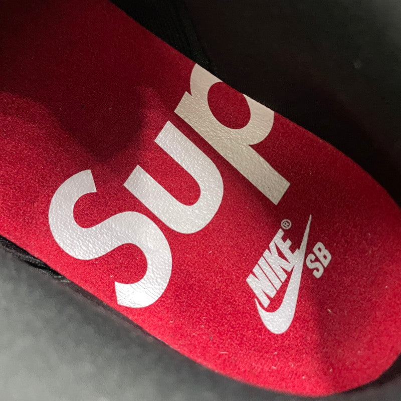 【中古品】【メンズ】 NIKE SB ナイキエスビー × SUPREME シュプリーム 別注コラボ DUNK LOW CAMPER GREEN HQ8487-300 ダンクロー キャンパーグリーン スニーカー 靴 シューズ 160-260926-yo-14-teih サイズ：28cm カラー：グリーン 万代Net店
