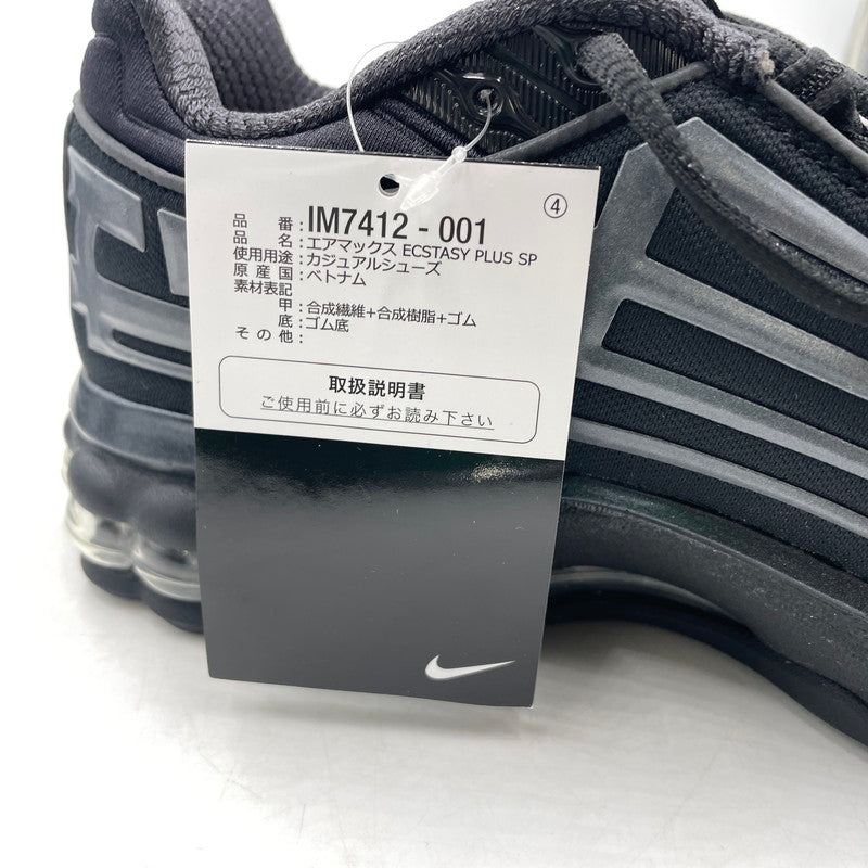 【中古品】【メンズ】 NIKE ナイキ × SUPREME シュプリーム 別注コラボ AIR MAX 2001 AIR ECSTASY "BLACK" エアマックス 2001 エア エクスタシー スニーカー 靴 シューズ 160-260926-yo-06-teih サイズ：27.5cm カラー：ブラック 万代Net店
