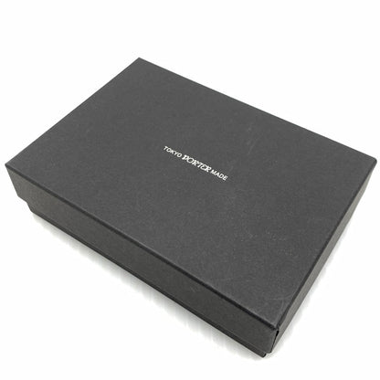 【中古品】【メンズ】 PORTER ポーター CARD CASE 052-02207-10 カードケース 二つ折り アクセサリー 208-260926-ko-15-teih カラー：ブラック 万代Net店