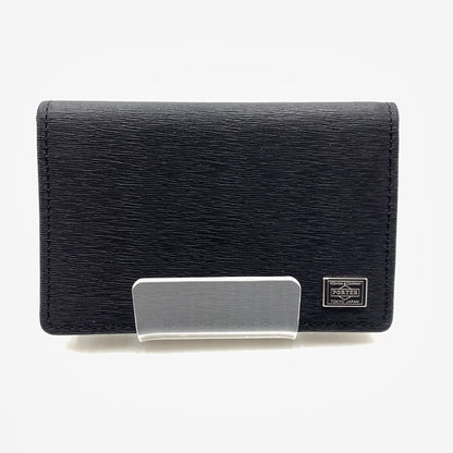 【中古品】【メンズ】 PORTER ポーター CARD CASE 052-02207-10 カードケース 二つ折り アクセサリー 208-260926-ko-15-teih カラー：ブラック 万代Net店