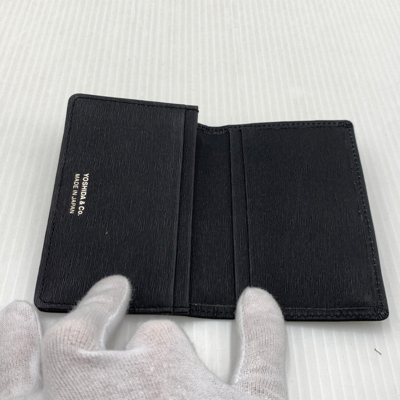 【中古品】【メンズ】 PORTER ポーター CARD CASE 052-02207-10 カードケース 二つ折り アクセサリー 208-260926-ko-15-teih カラー：ブラック 万代Net店