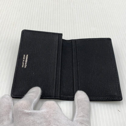 【中古品】【メンズ】 PORTER ポーター CARD CASE 052-02207-10 カードケース 二つ折り アクセサリー 208-260926-ko-15-teih カラー：ブラック 万代Net店