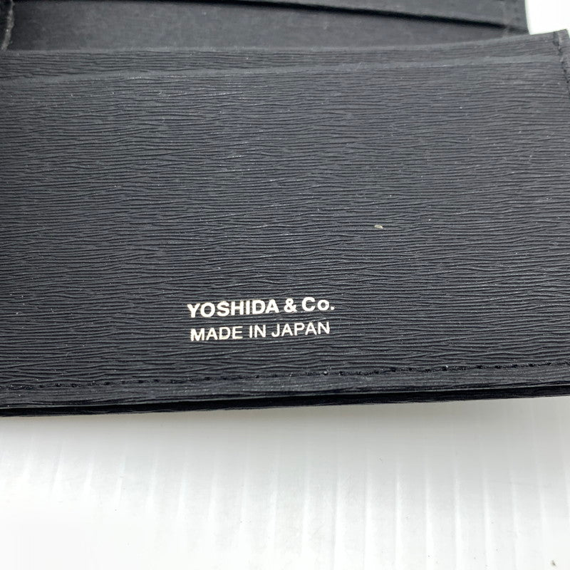 【中古品】【メンズ】 PORTER ポーター CARD CASE 052-02207-10 カードケース 二つ折り アクセサリー 208-260926-ko-15-teih カラー：ブラック 万代Net店