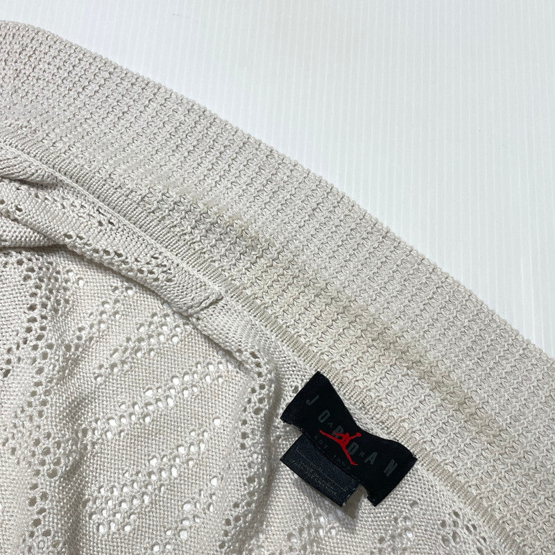 【中古品】【メンズ】 NIKE JORDAN ナイキ エアジョーダン × A MA MANIERE ア・マ・マニエール 別注コラボ SHOOTING SHIRTS HF0534-030 シューティング シャツ 半袖 トップス 148-260925-yo-07-teih サイズ：L カラー：オフホワイト 万代Net店