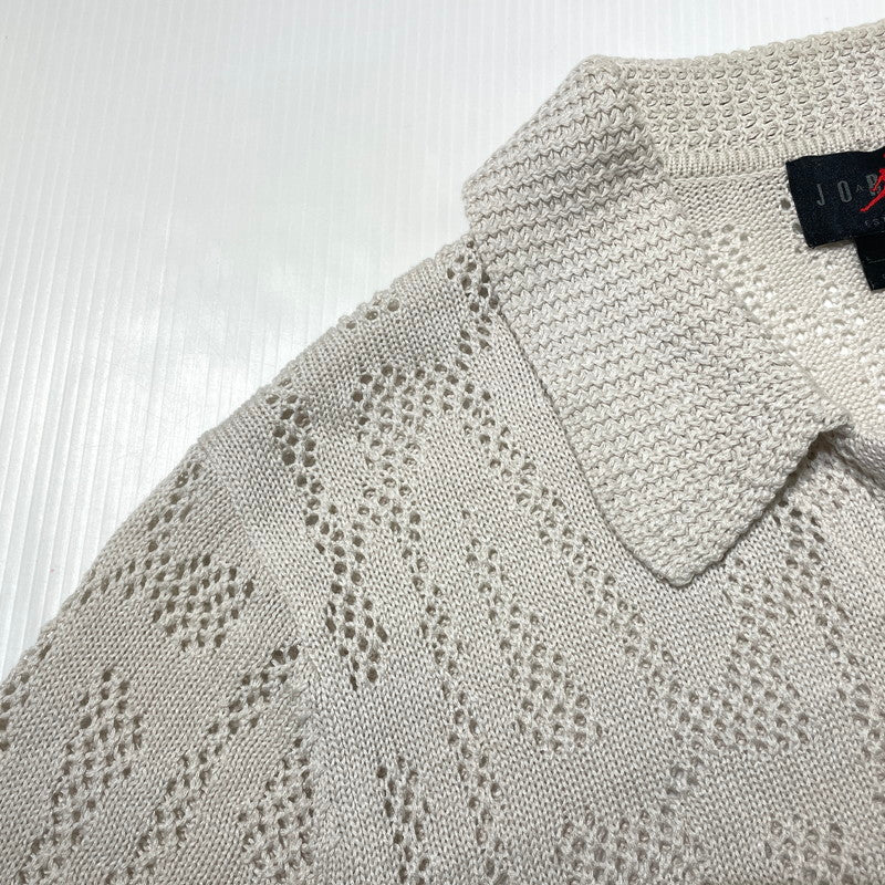 【中古品】【メンズ】 NIKE JORDAN ナイキ エアジョーダン × A MA MANIERE ア・マ・マニエール 別注コラボ SHOOTING SHIRTS HF0534-030 シューティング シャツ 半袖 トップス 148-260925-yo-07-teih サイズ：L カラー：オフホワイト 万代Net店