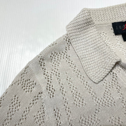 【中古品】【メンズ】 NIKE JORDAN ナイキ エアジョーダン × A MA MANIERE ア・マ・マニエール 別注コラボ SHOOTING SHIRTS HF0534-030 シューティング シャツ 半袖 トップス 148-260925-yo-07-teih サイズ：L カラー：オフホワイト 万代Net店