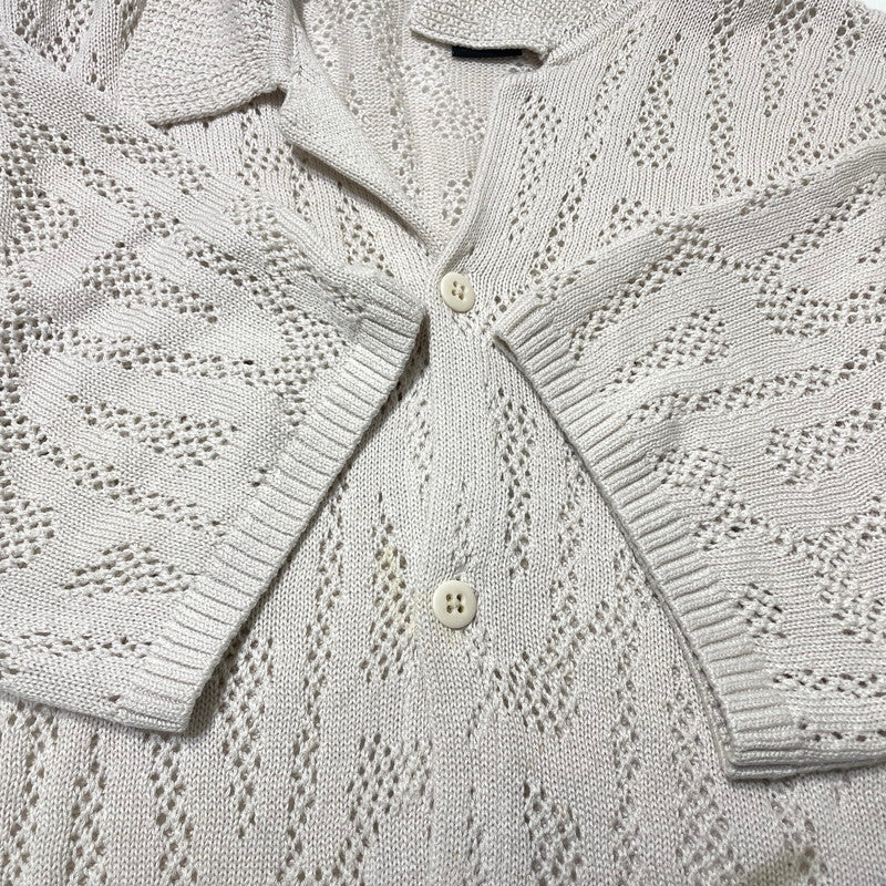 【中古品】【メンズ】 NIKE JORDAN ナイキ エアジョーダン × A MA MANIERE ア・マ・マニエール 別注コラボ SHOOTING SHIRTS HF0534-030 シューティング シャツ 半袖 トップス 148-260925-yo-07-teih サイズ：L カラー：オフホワイト 万代Net店