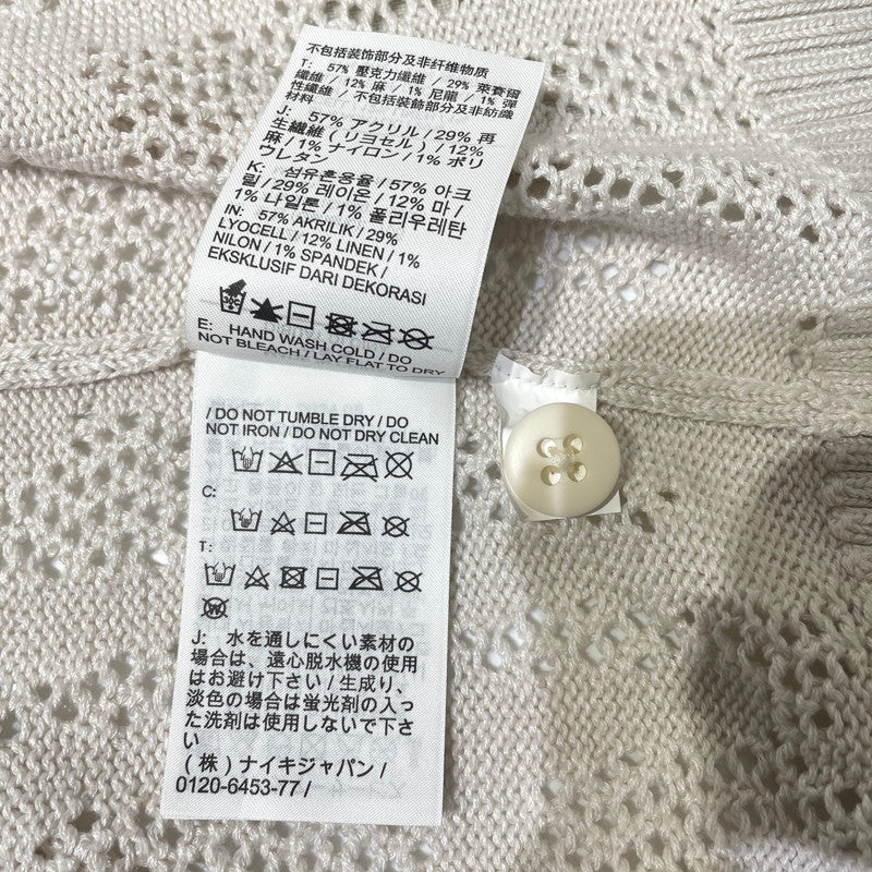【中古品】【メンズ】 NIKE JORDAN ナイキ エアジョーダン × A MA MANIERE ア・マ・マニエール 別注コラボ SHOOTING SHIRTS HF0534-030 シューティング シャツ 半袖 トップス 148-260925-yo-07-teih サイズ：L カラー：オフホワイト 万代Net店