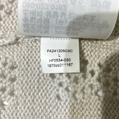 【中古品】【メンズ】 NIKE JORDAN ナイキ エアジョーダン × A MA MANIERE ア・マ・マニエール 別注コラボ SHOOTING SHIRTS HF0534-030 シューティング シャツ 半袖 トップス 148-260925-yo-07-teih サイズ：L カラー：オフホワイト 万代Net店