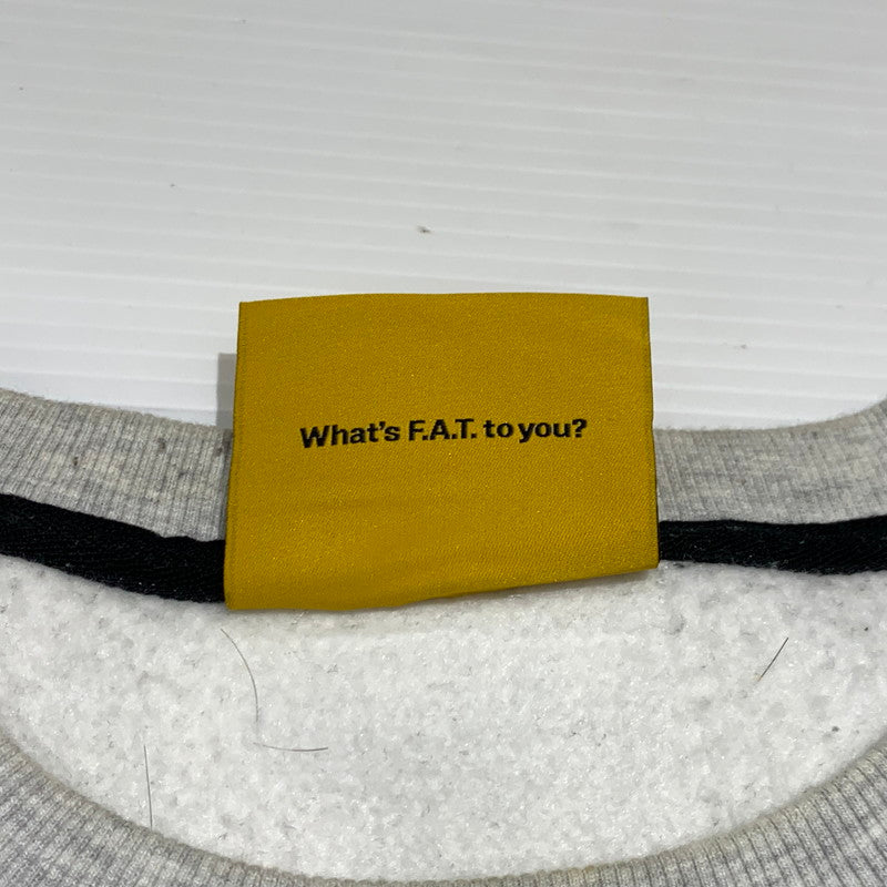 【現状渡し品】【メンズ】 FAT エフエーティー STATE SWEAT F32320-SW01-AB ステイト スウェット トップス トレーナー 142-260927-ko-07-teih サイズ：FAT カラー：グレー 万代Net店